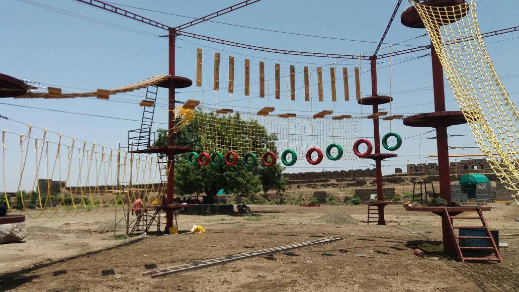 Rope Course And Artificial Wall